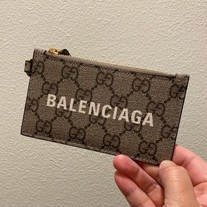 Authentic Gucci x Balenciaga The Hacker Project Card Case